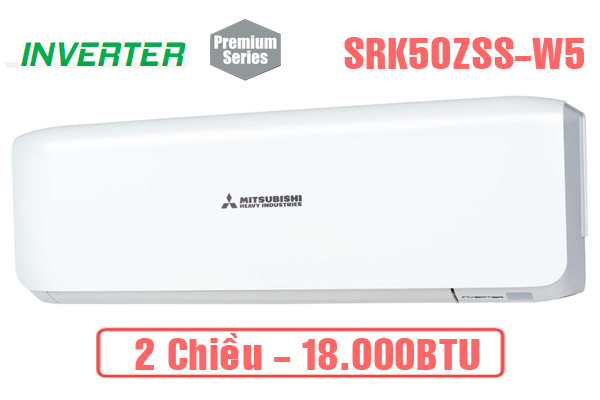 Dàn lạnh điều hòa multi Mitsubishi 2 chiều 18000btu SRK50ZSS-W5